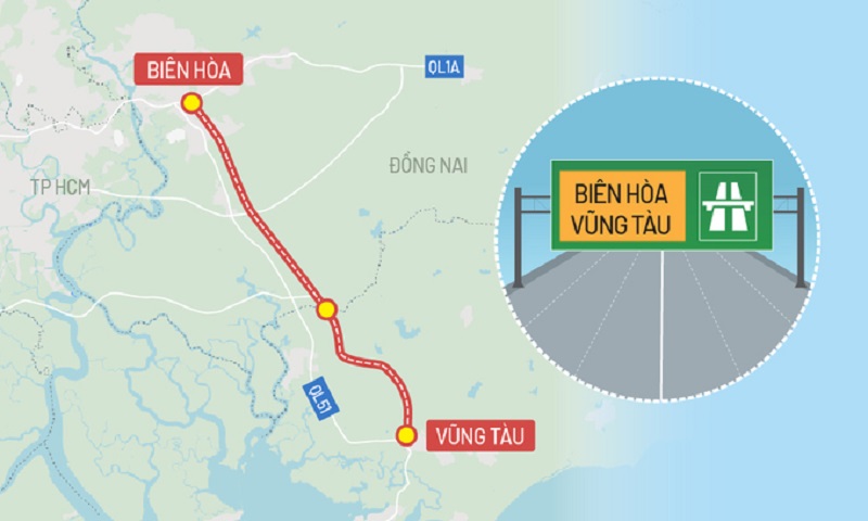 Cao tốc Biên Hòa - Vũng Tàu dự kiến khởi công năm 2023