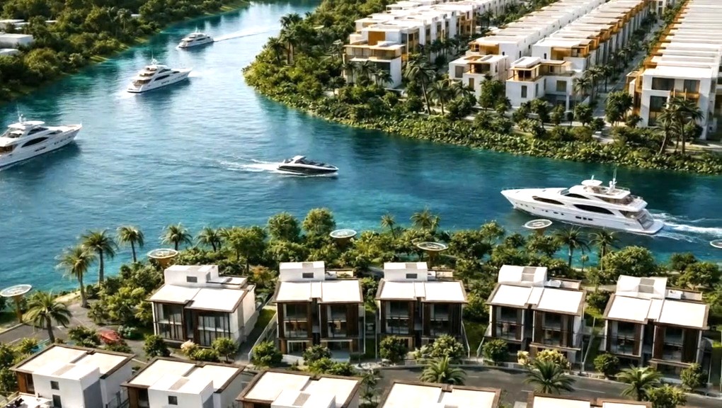 SoLa compound biệt thự ven sông trung tâm The Global City, nơi dành cho giới giàu.